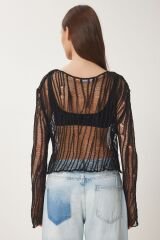 Fileli Crop Bluz