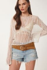 Fileli Crop Bluz