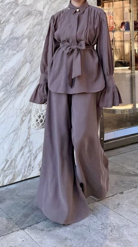 Kolları Fırfır  İspanyol Paça Takım